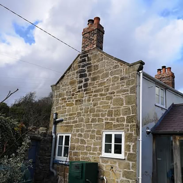 Lime repointing at Wrexham property